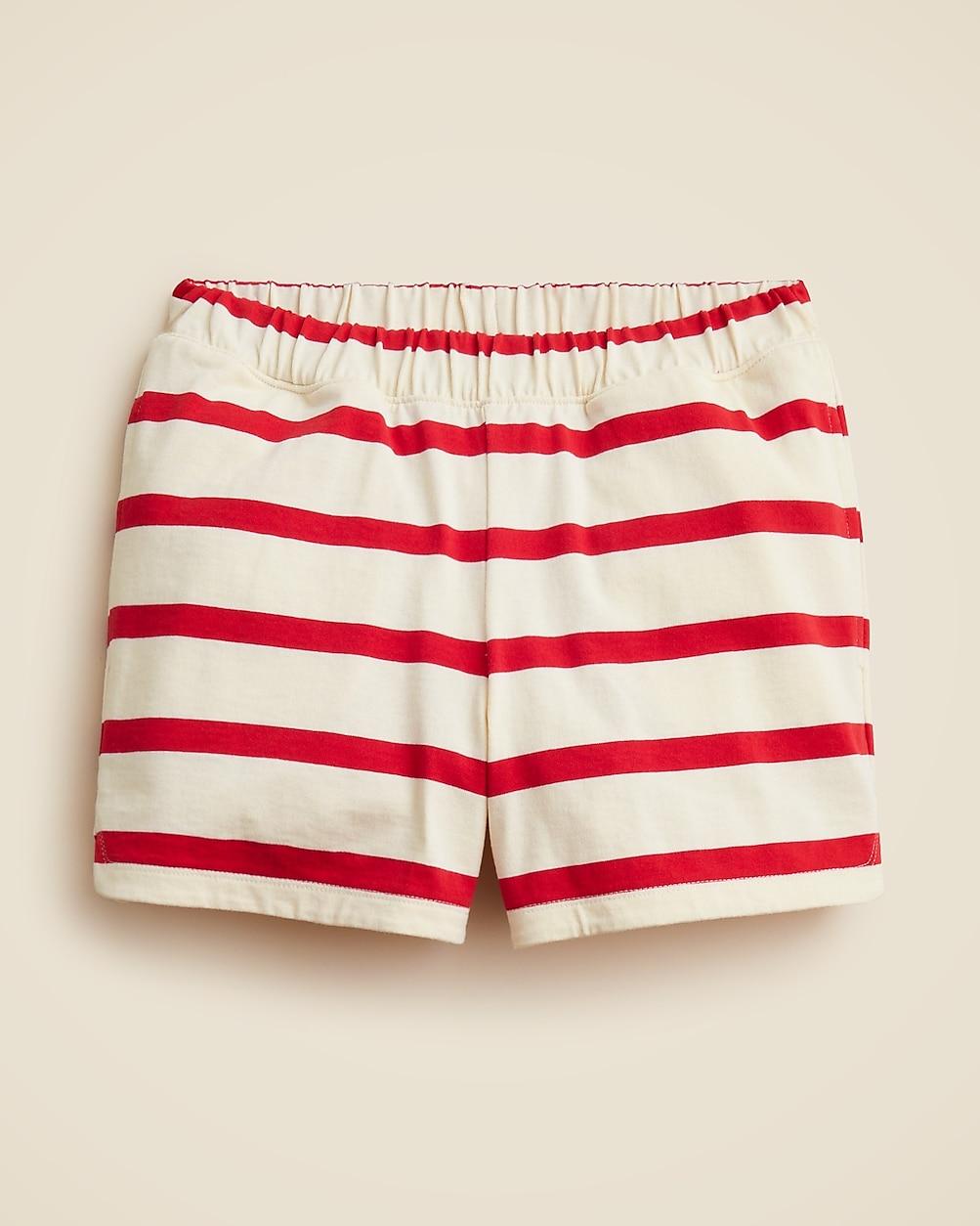 New mariner jersey short in stripe by J.CREW