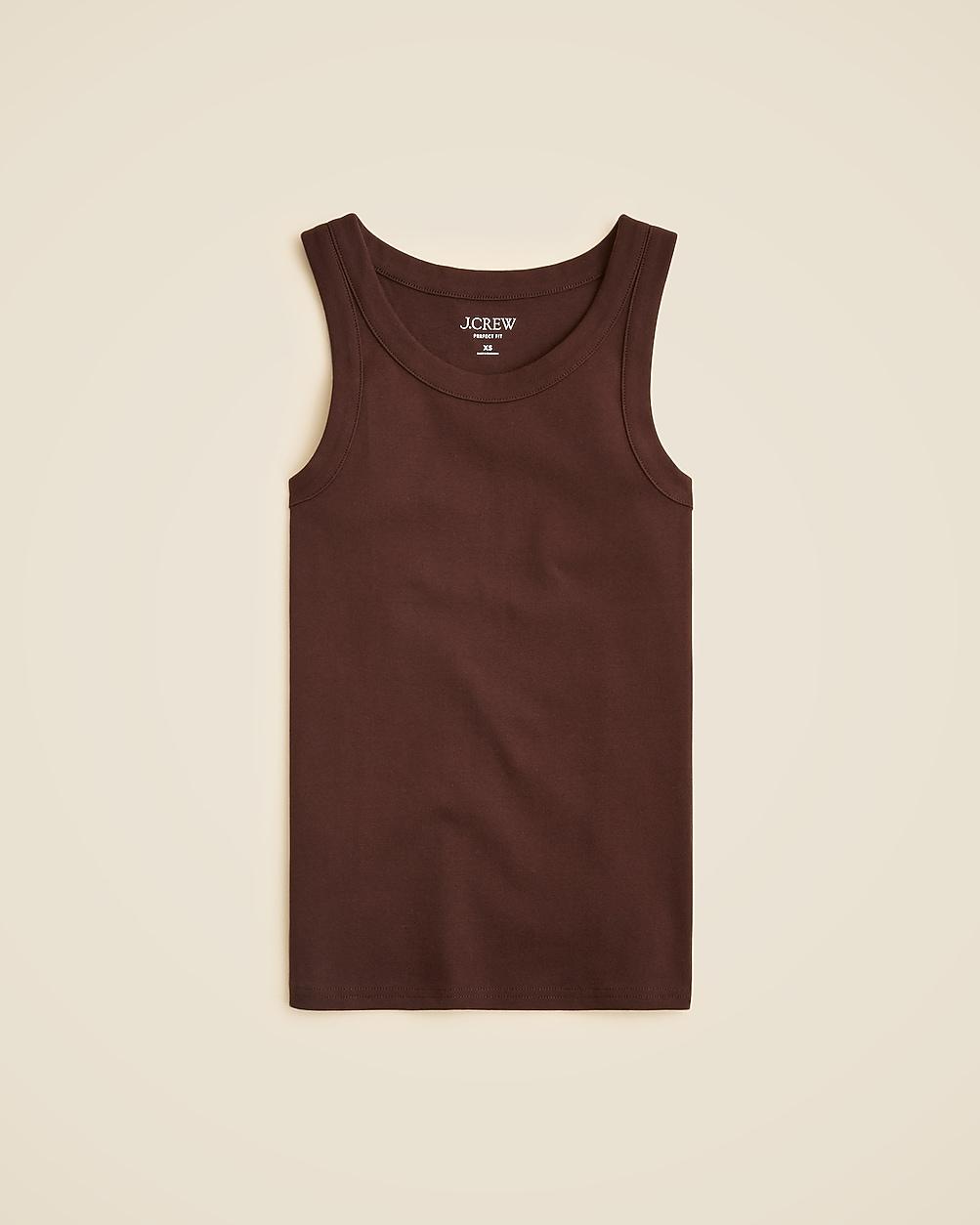 New perfect-fit high-neck tank top by J.CREW