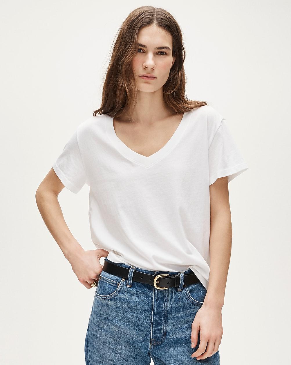 New vintage jersey relaxed V-neck T-shirt by J.CREW