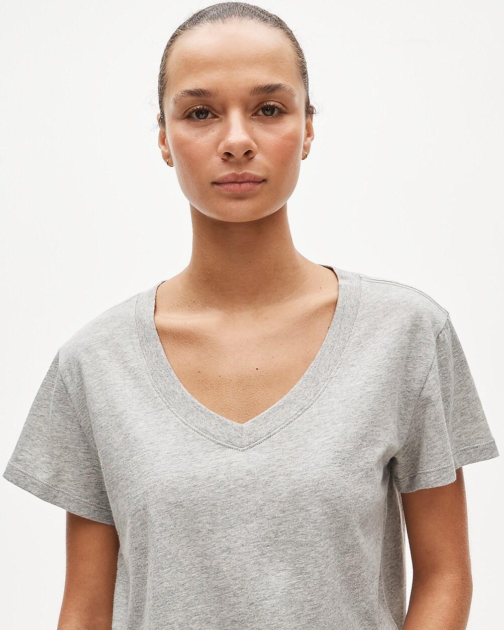 New vintage jersey relaxed V-neck T-shirt by J.CREW