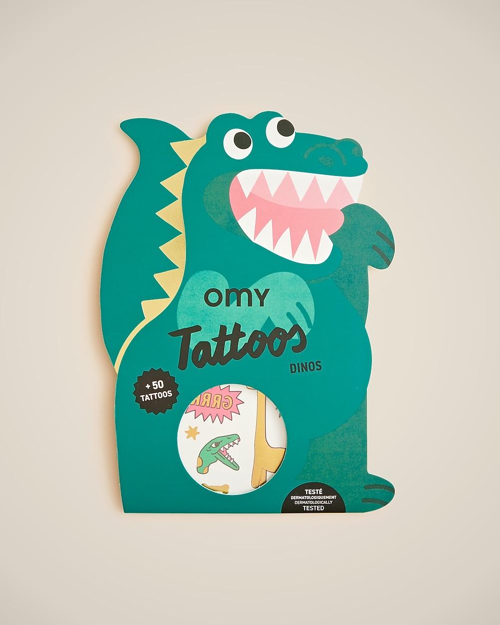 OMY dino temporary tattoos by J.CREW