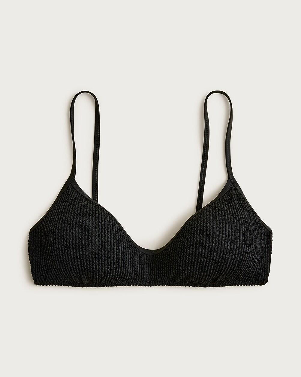 Odessa scrunchie bikini top by J.CREW