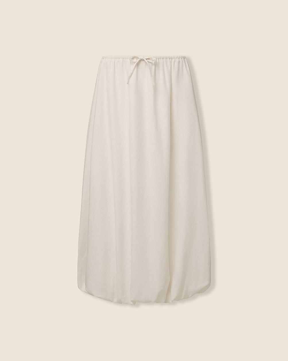 Onia air linen-blend bubble maxi skirt by J.CREW