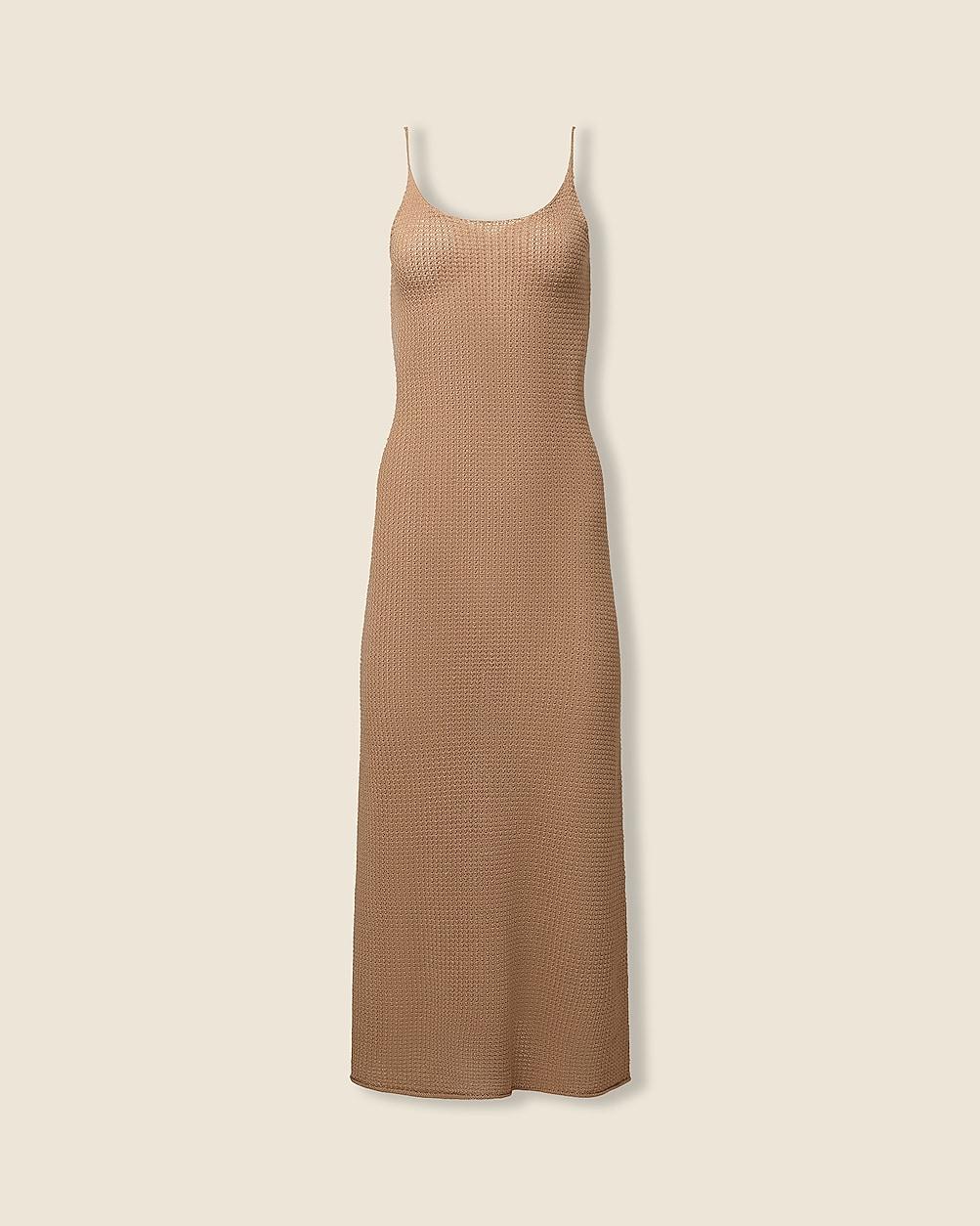 Onia textured linen scoop maxi sweater-dress by J.CREW