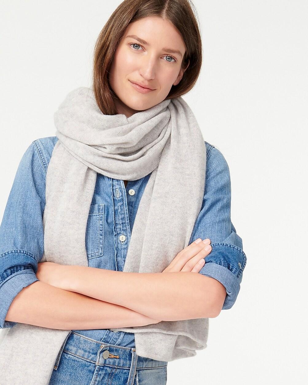 Oversized cashmere wrap by J.CREW