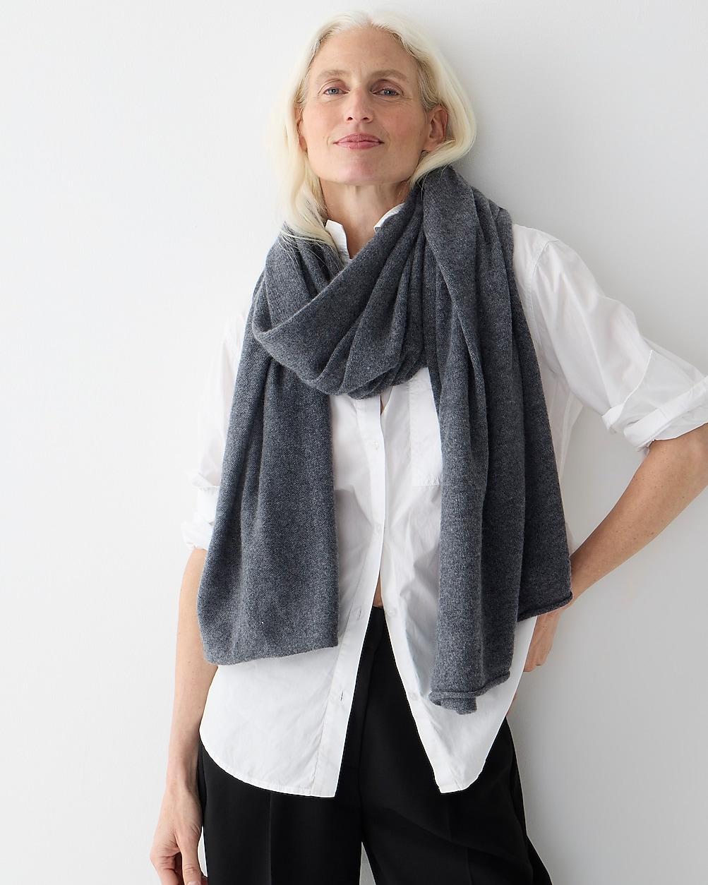 Oversized cashmere wrap by J.CREW