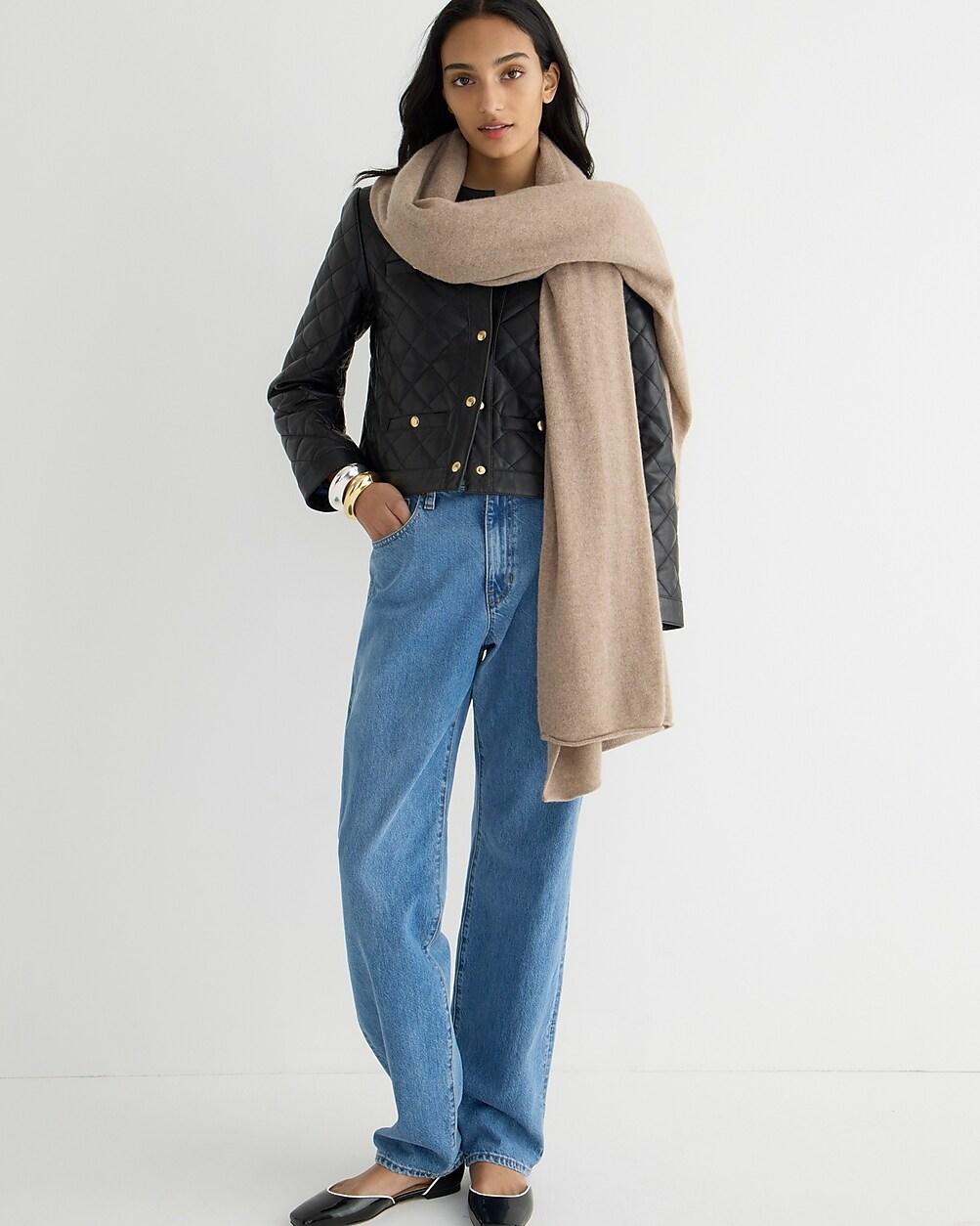 Oversized cashmere wrap by J.CREW