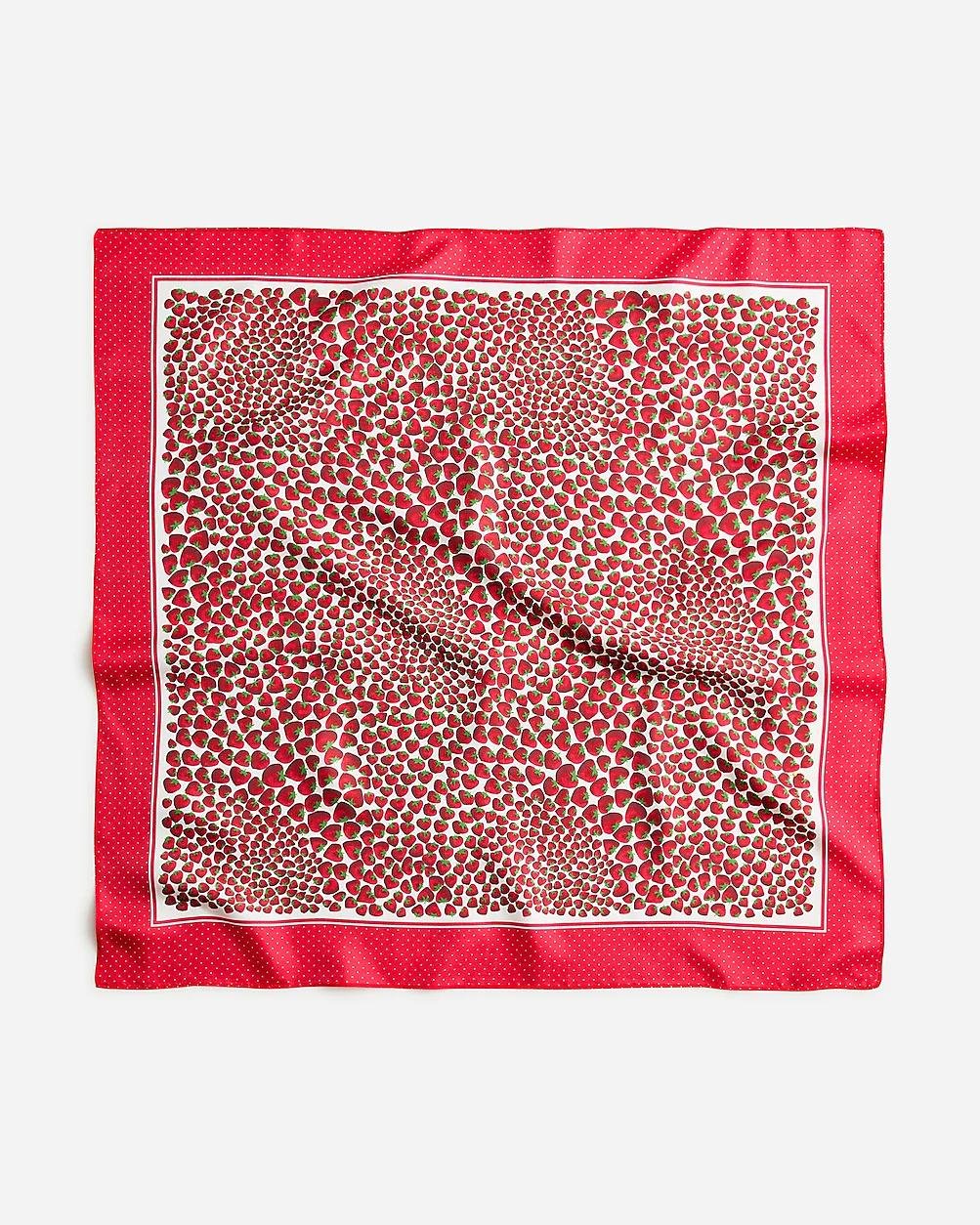 Oversized silk bandana by J.CREW