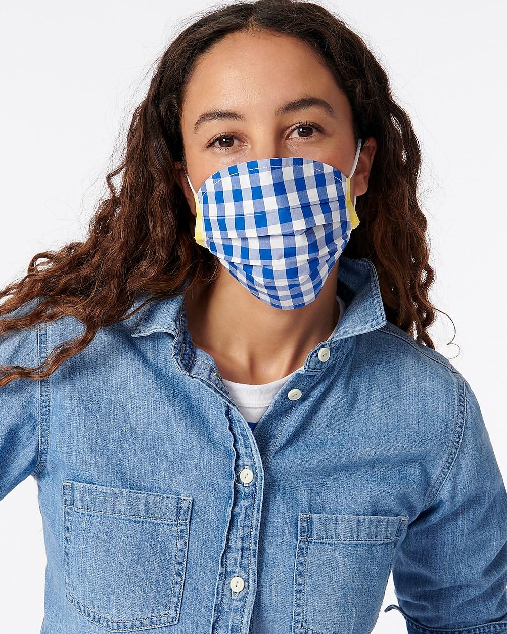 Pack-of-three nonmedical face mask in mixed prints by J.CREW