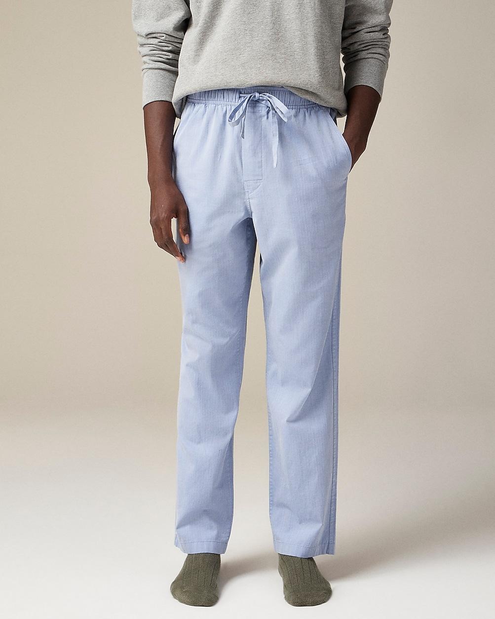 Pajama pant in cotton herringbone by J.CREW