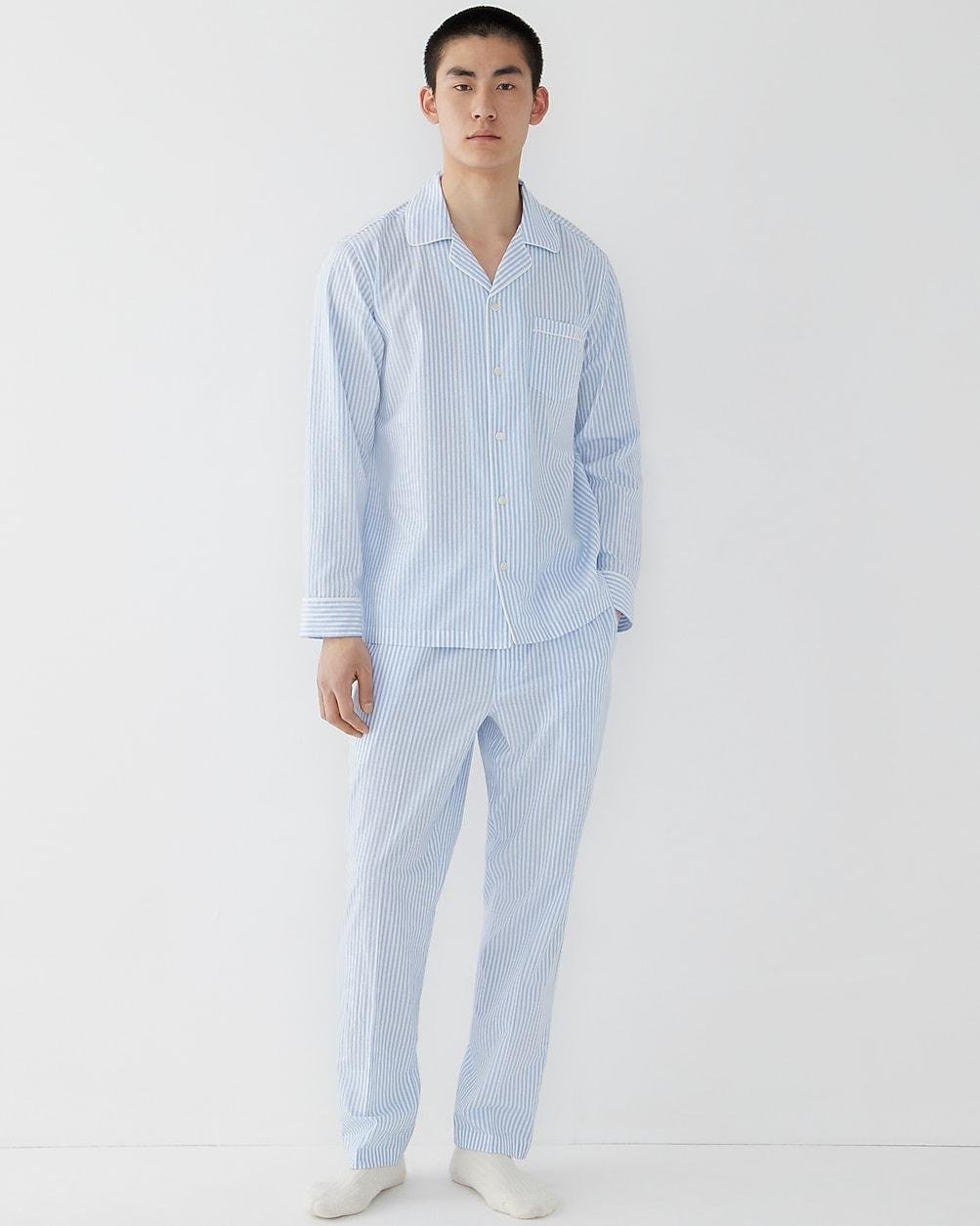 Pajama set in cotton poplin by J.CREW