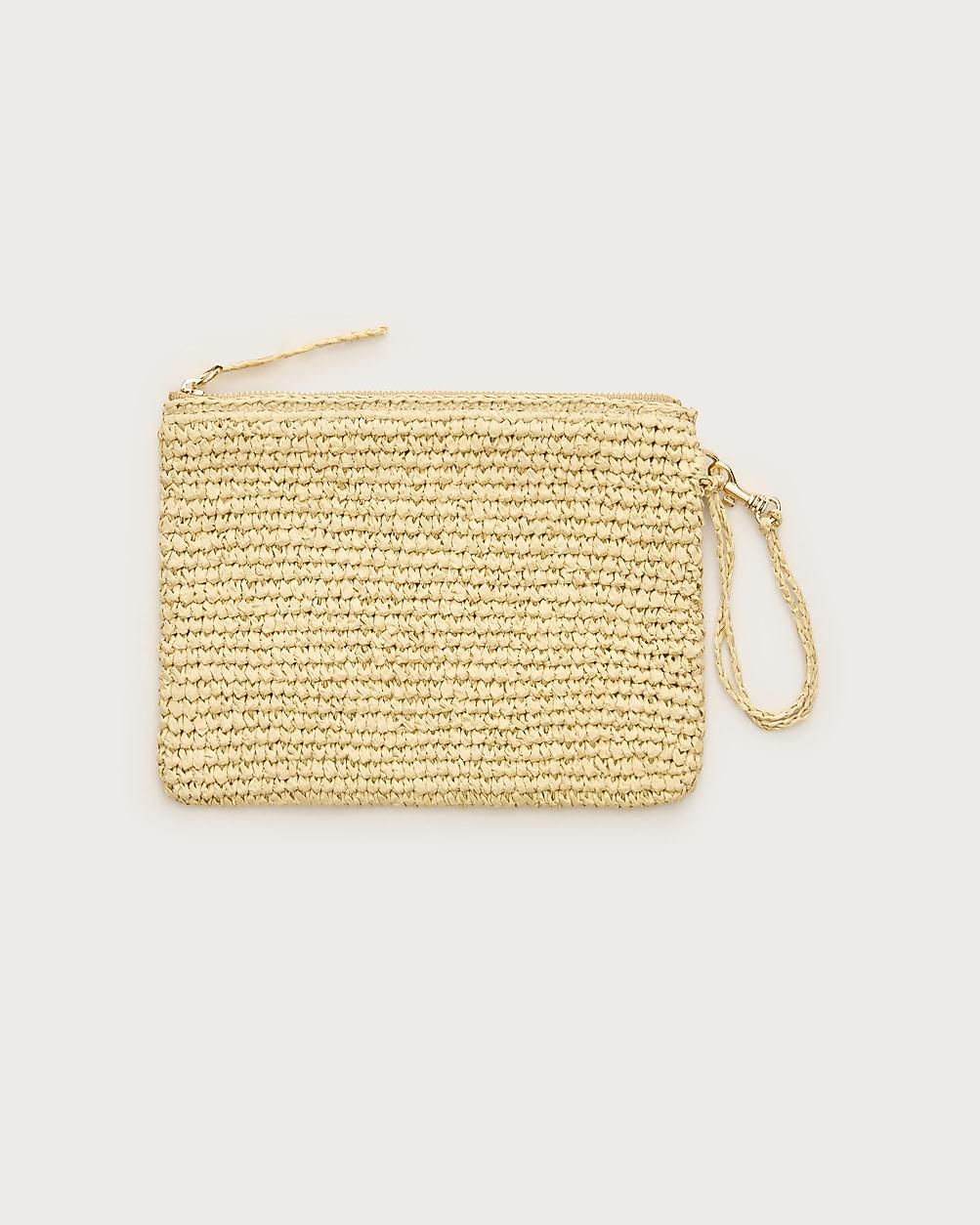 Paper straw pouch by J.CREW