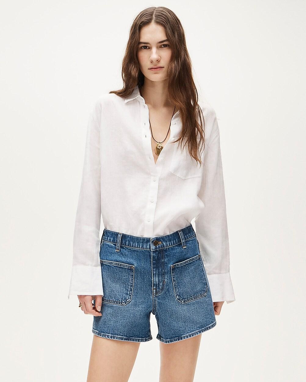 Patch-pocket denim short by J.CREW
