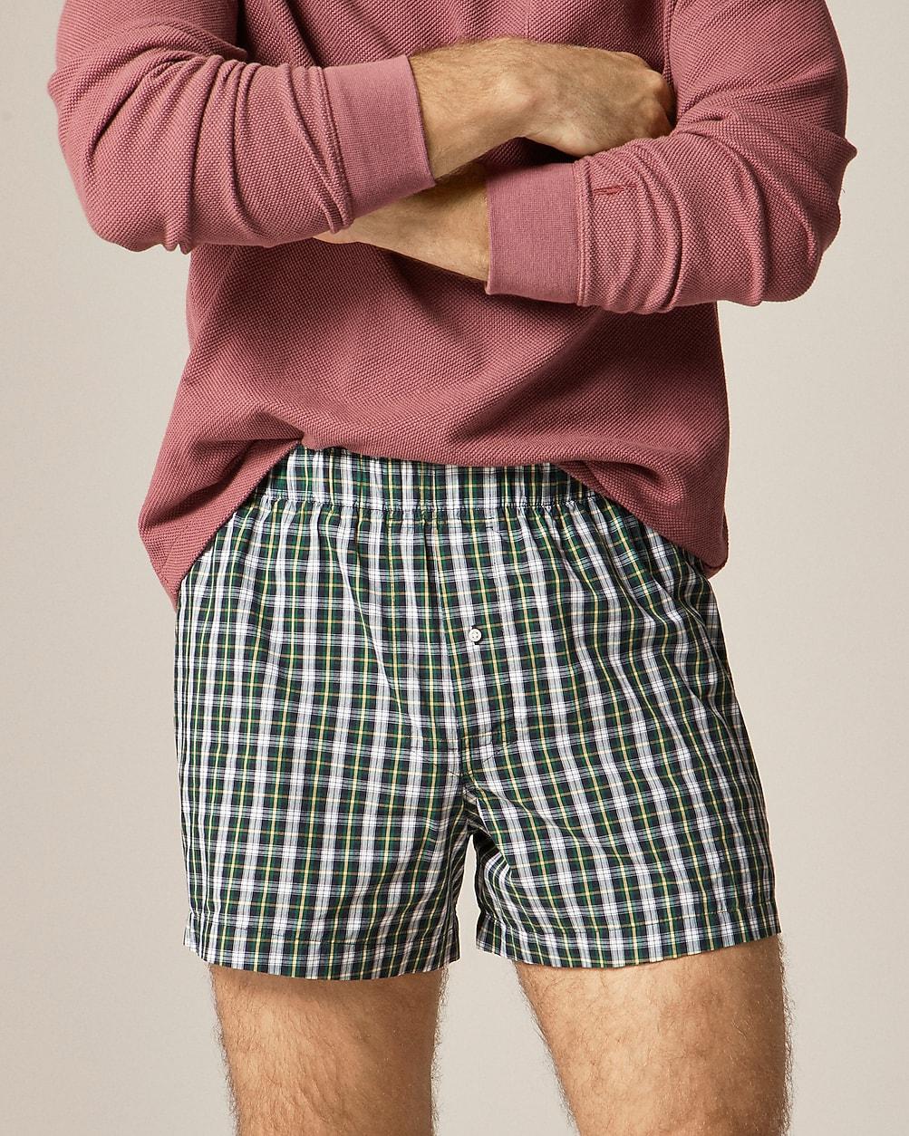 Patterned boxers in cotton by J.CREW
