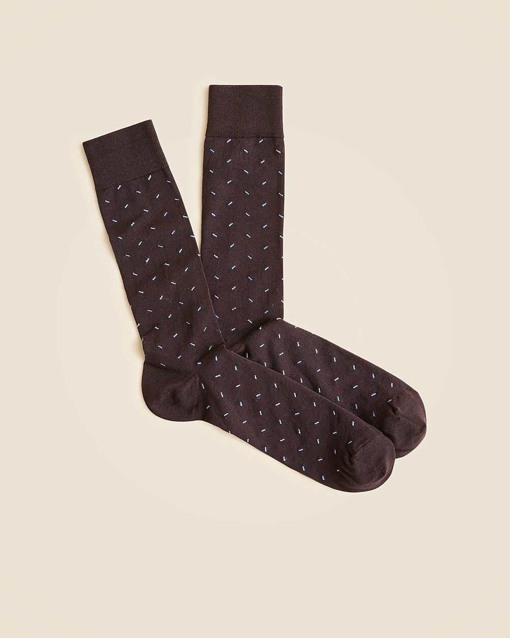 Patterned dress socks by J.CREW
