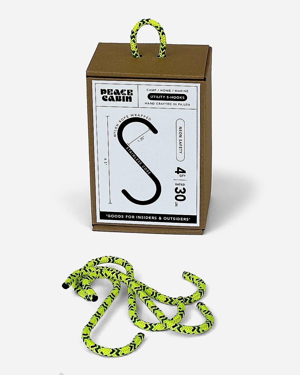 Peace Cabin rope S-hooks by J.CREW