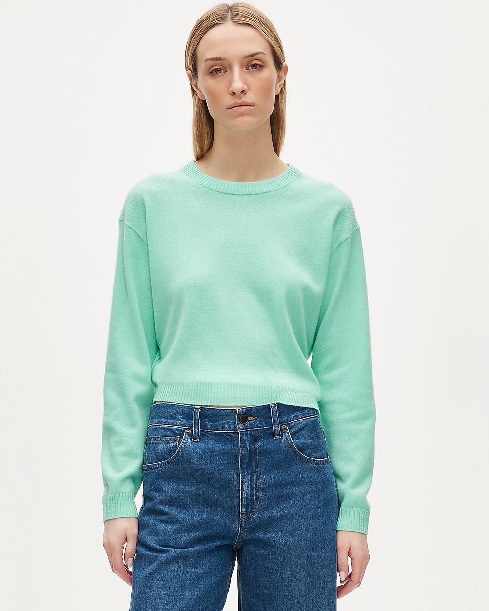 Perfect cashmere crewneck by J.CREW