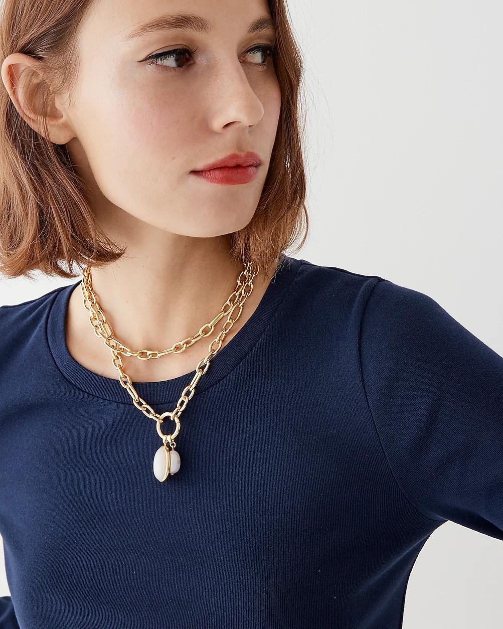 Perfect-fit long-sleeve crewneck T-shirt by J.CREW