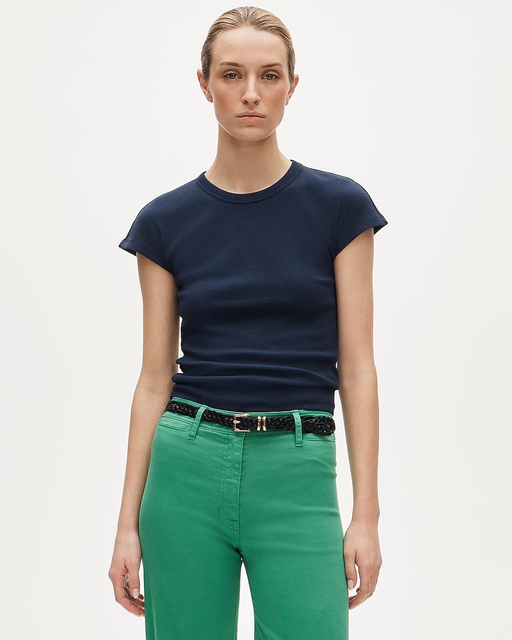 Perfect rib dolman-sleeve T-shirt by J.CREW