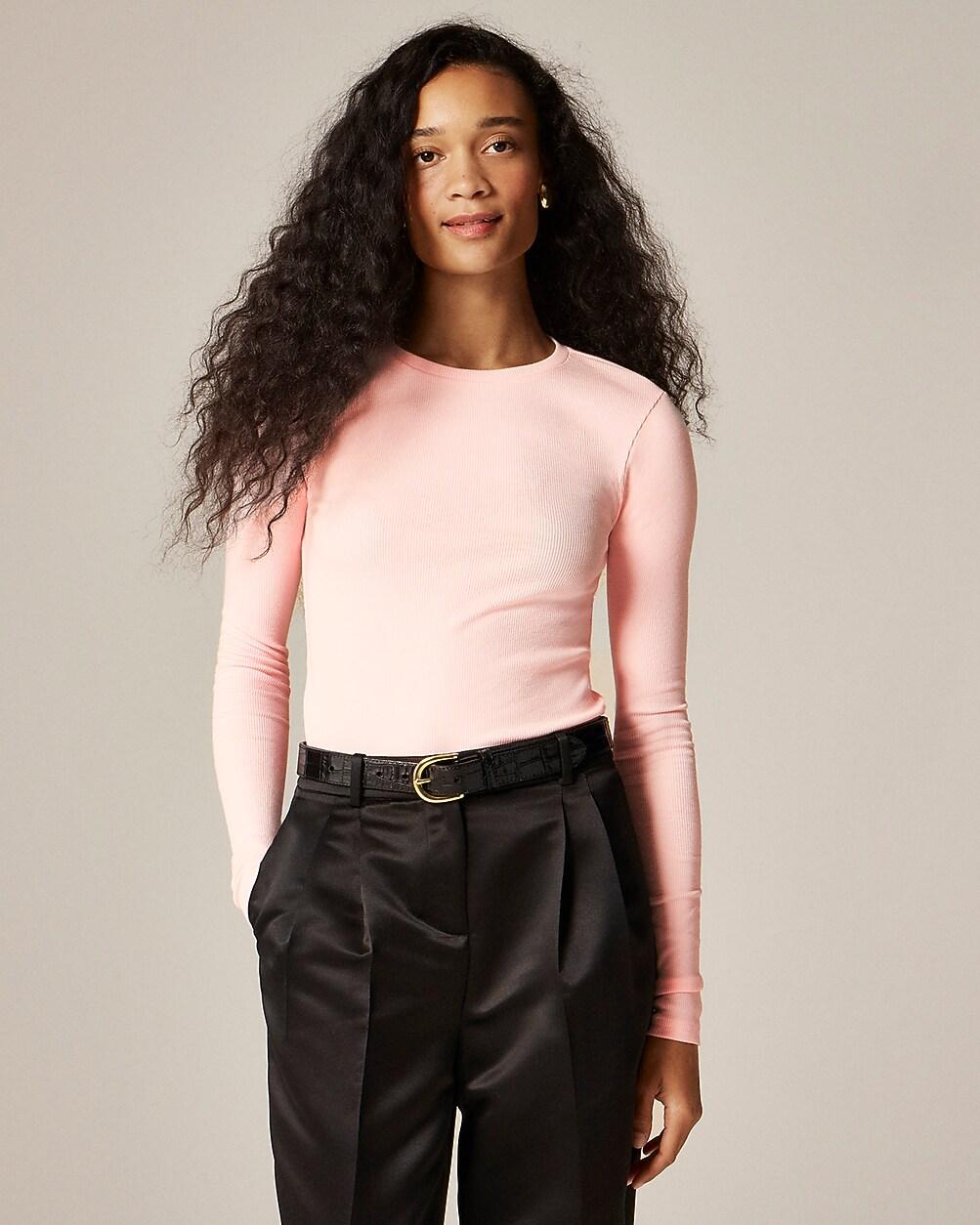 Perfect rib long-sleeve T-shirt by J.CREW