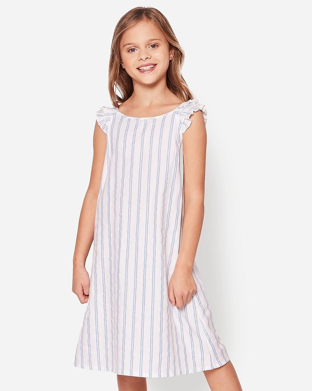 Petite Plume™ girls' Amelie nightgown in stripe by J.CREW