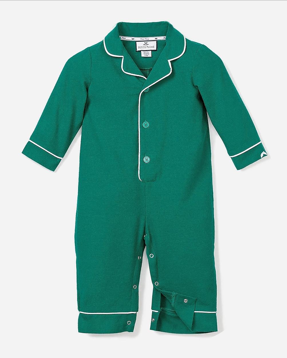 Petite Plume™ infants' flannel romper by J.CREW