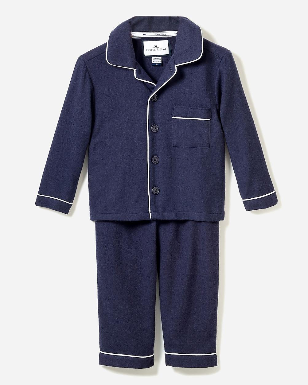 Petite Plume™ kids' flannel pajama set by J.CREW