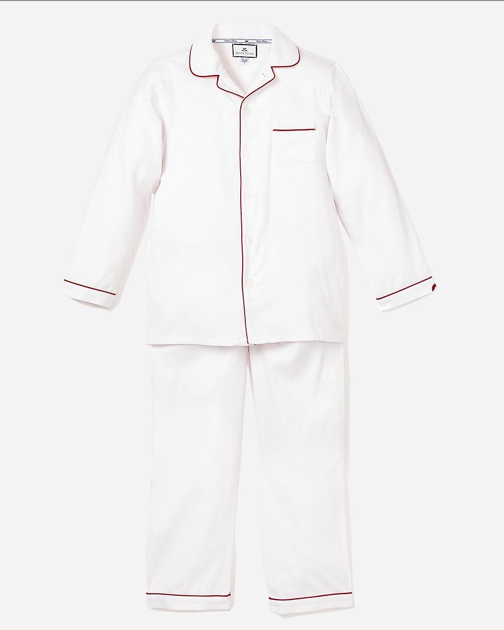 Petite Plume™ kids' pajama set with piping by J.CREW