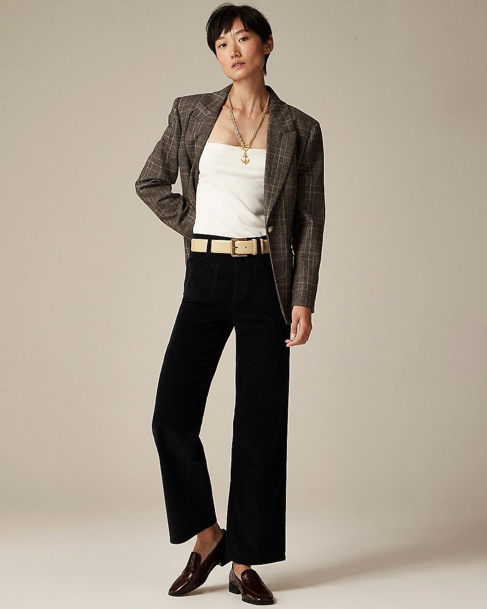 Petite Sailor slim-wide pant in stretch corduroy by J.CREW