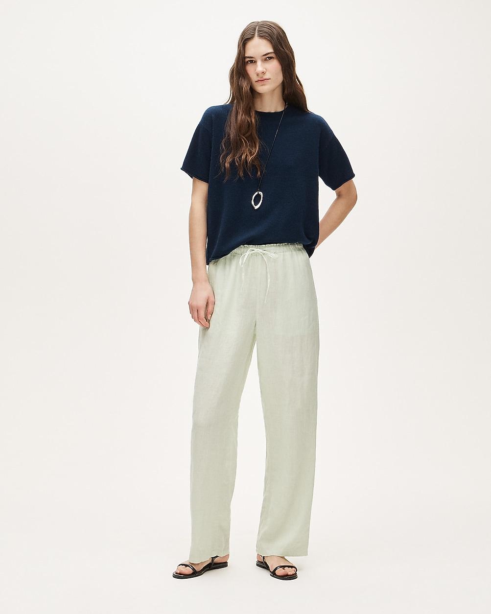 Petite Soleil pant in linen by J.CREW