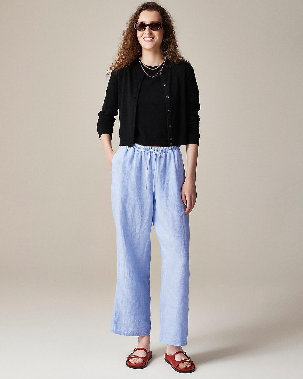 Petite Soleil pant in linen by J.CREW