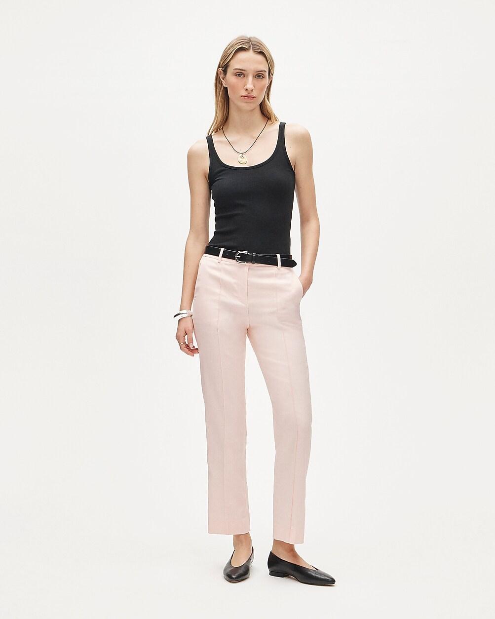 Petite Stella pant in Gramercy linen blend by J.CREW
