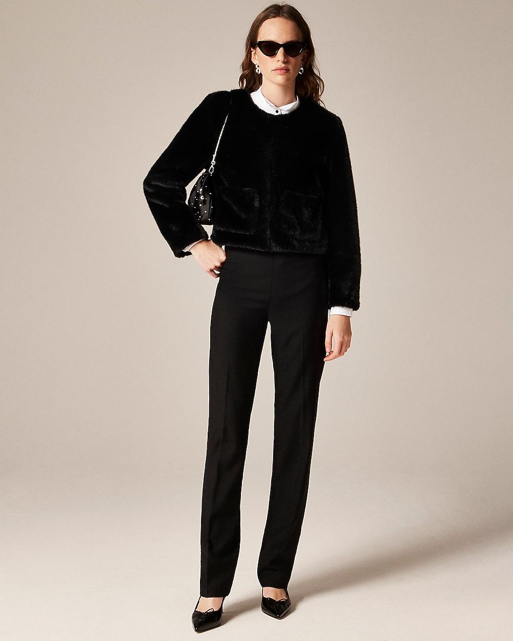 Petite Stella pant in Italian tuxedo wool by J.CREW