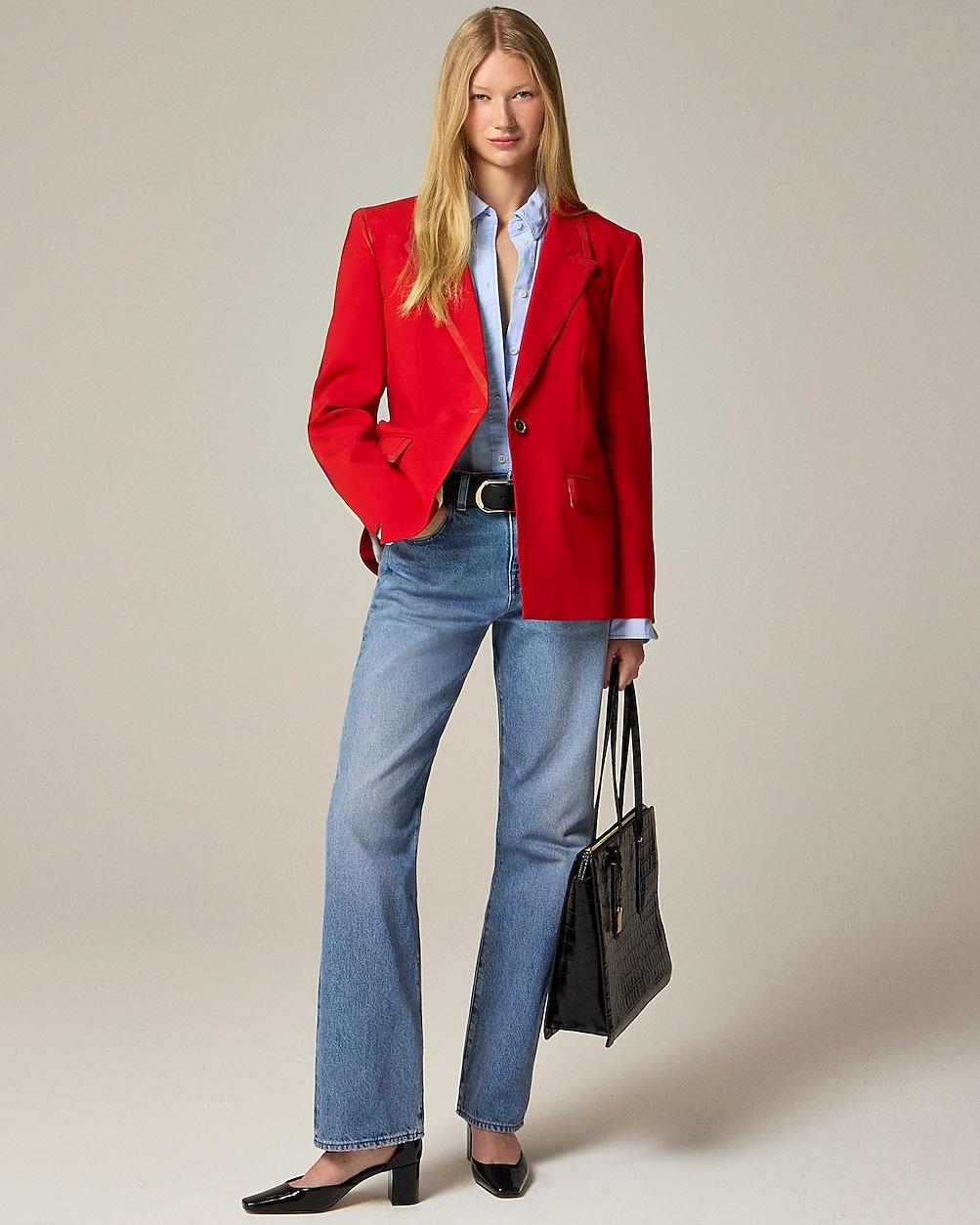Petite Vivienne blazer in Italian stretch merino wool blend by J.CREW