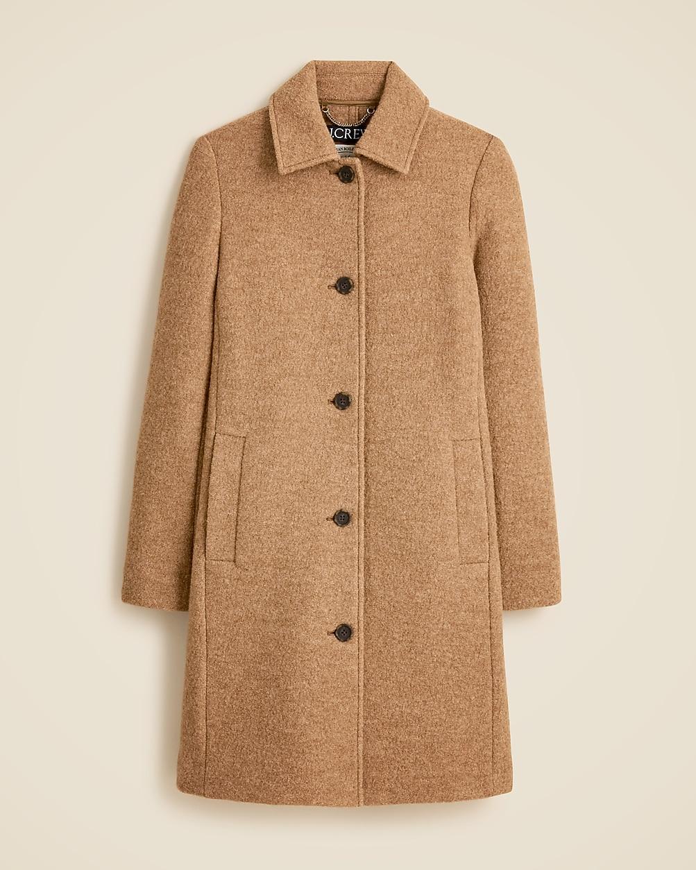 Petite car coat in Italian boiled wool by J.CREW