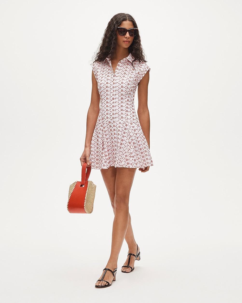 Petite mini eyelet shirt-dress by J.CREW
