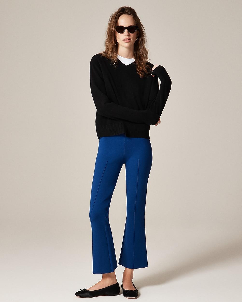 Petite new Delaney kickout sweater pant by J.CREW