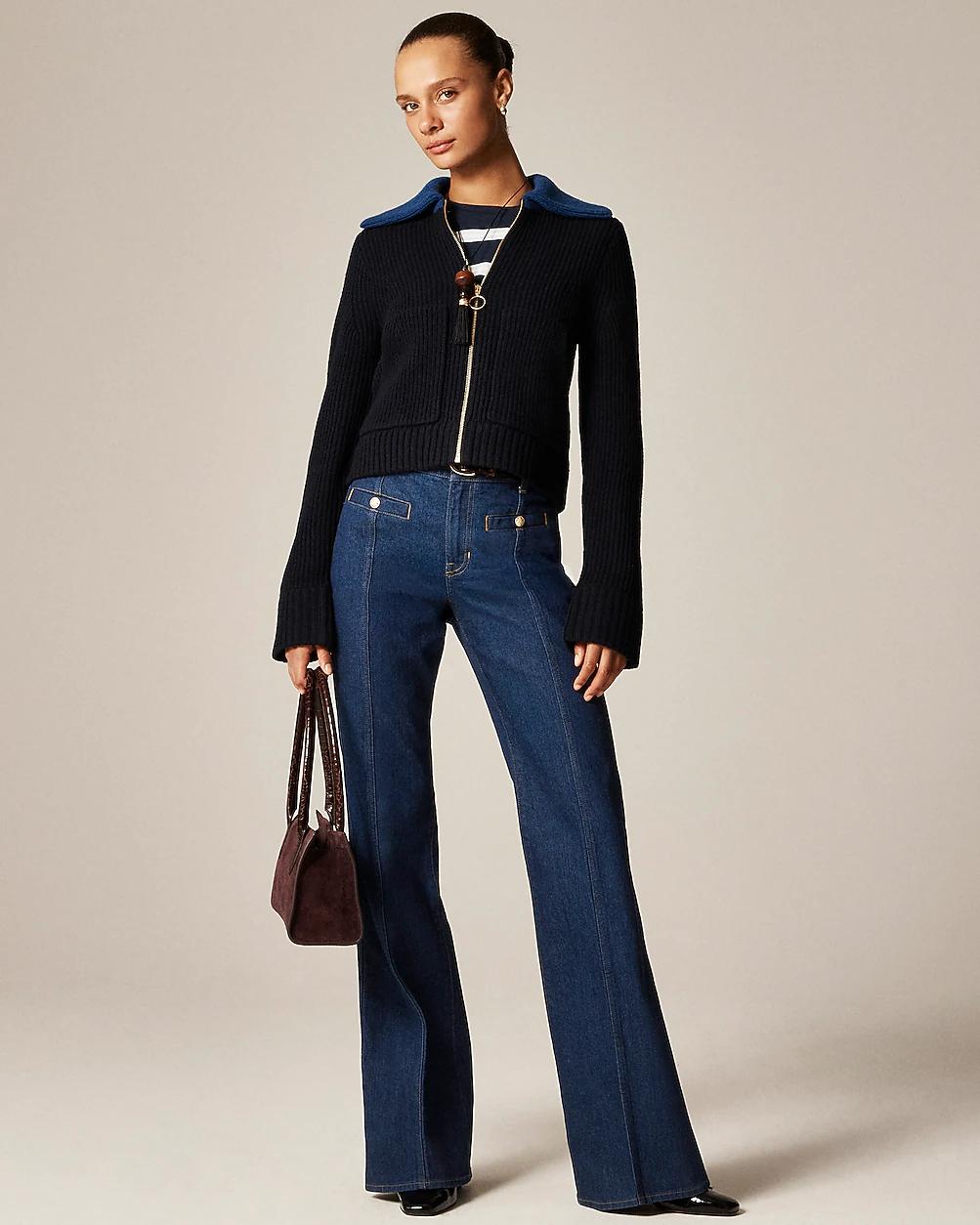 Petite new vintage flare jean by J.CREW