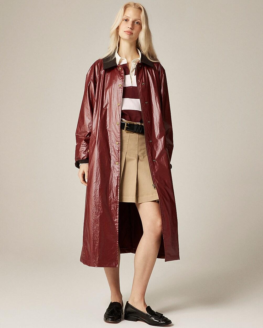 Petite shiny Barn Jacket™ by J.CREW