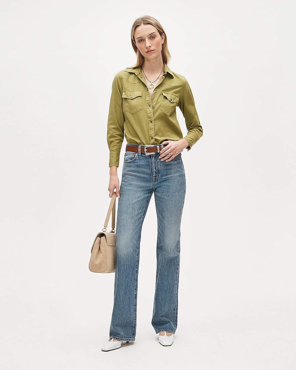 Petite slim bootcut jean by J.CREW