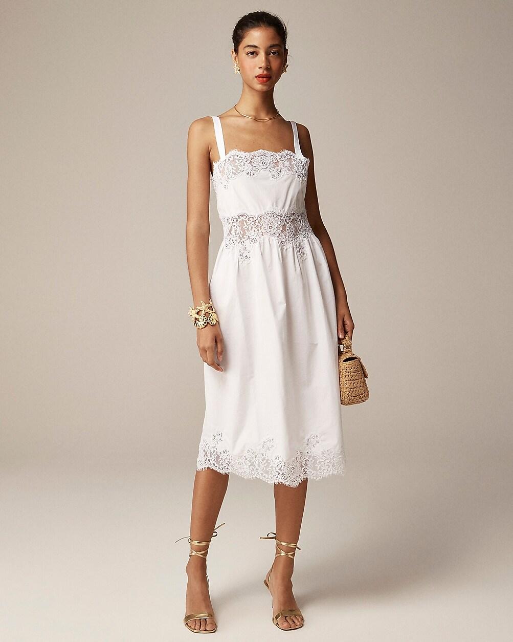 Philomena dress in cotton poplin by J.CREW
