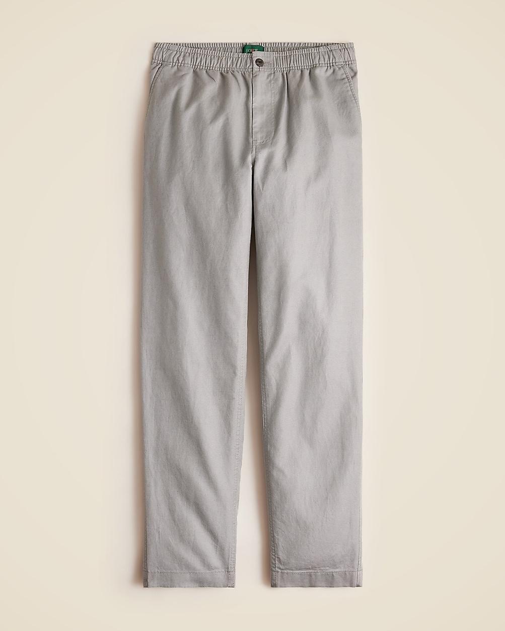 Pier pant in cotton-linen blend canvas by J.CREW Pier pant in cotton-linen blend canvas by J.CREW