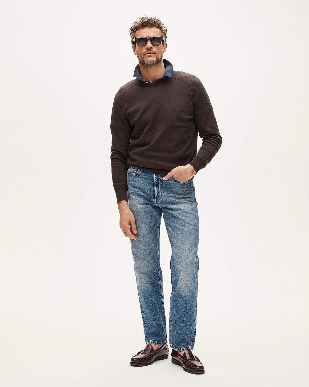 Pima cotton crewneck sweater by J.CREW