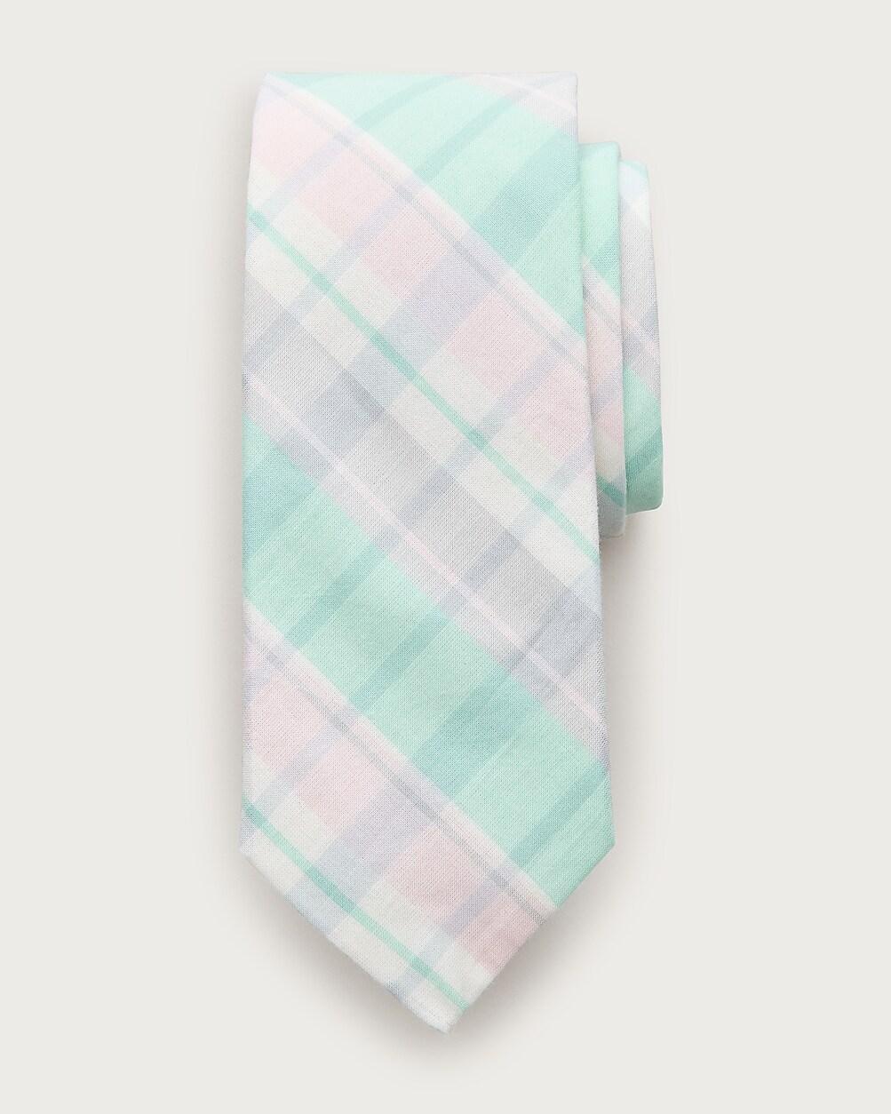Plaid tie in Indian madras cotton by J.CREW
