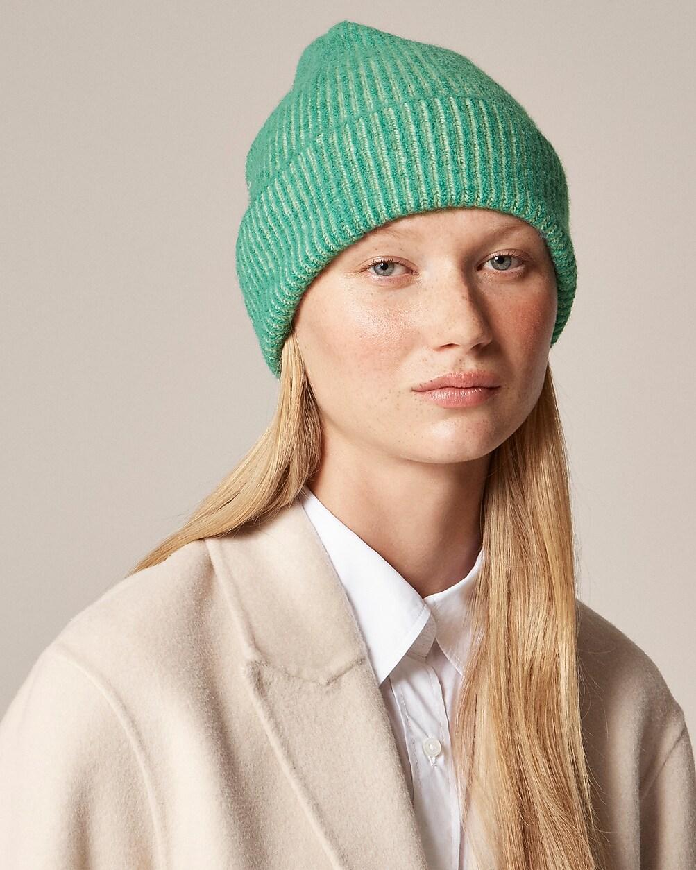 Plaited beanie in Supersoft yarn by J.CREW