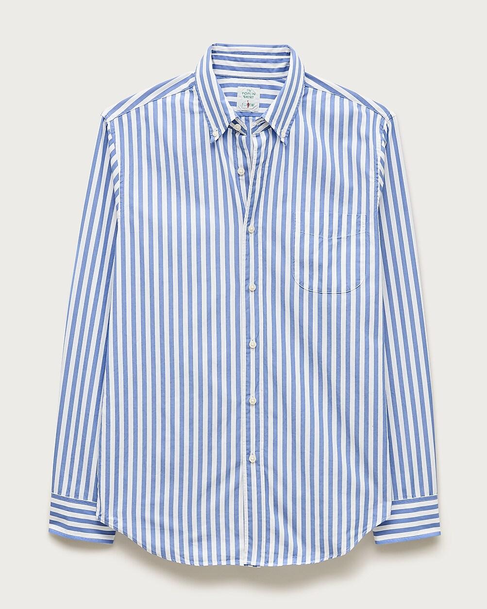 Poplin shirt with button-down collar by J.CREW