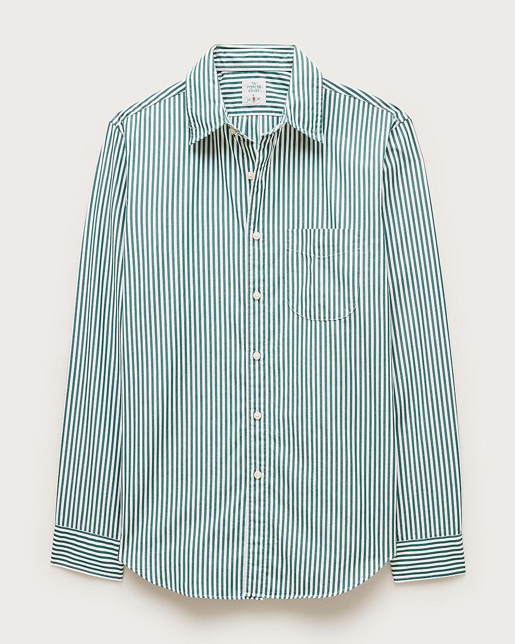 Poplin shirt with point collar by J.CREW