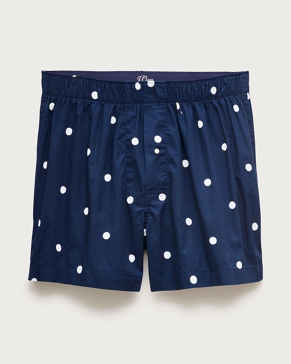 Printed boxers in cotton by J.CREW