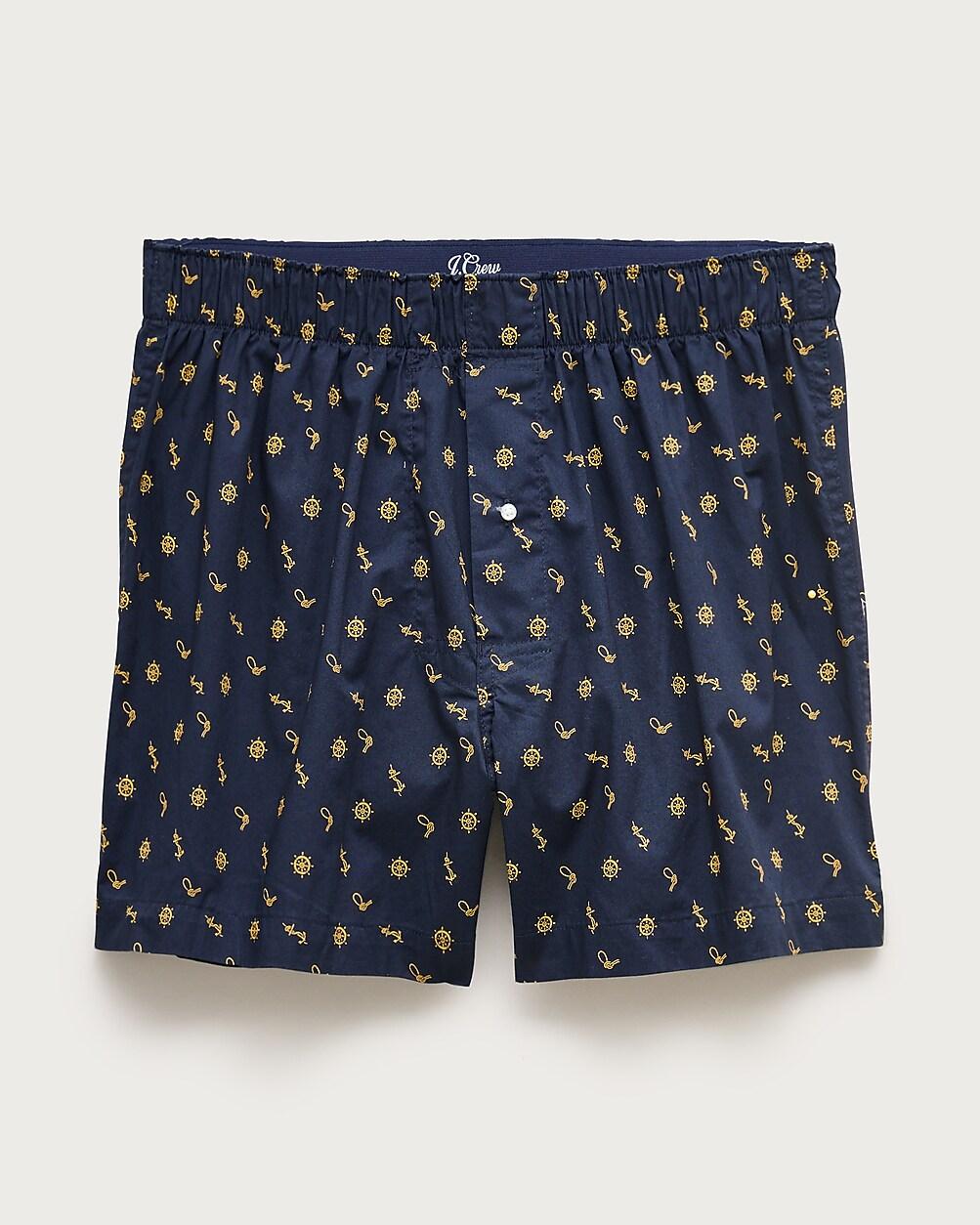 Printed boxers in cotton by J.CREW