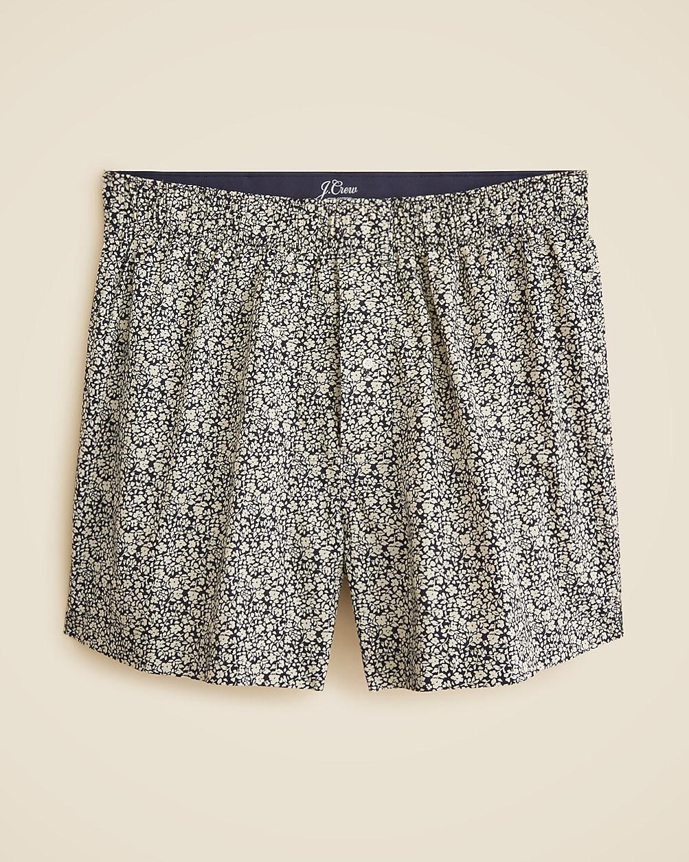 Printed boxers in cotton by J.CREW
